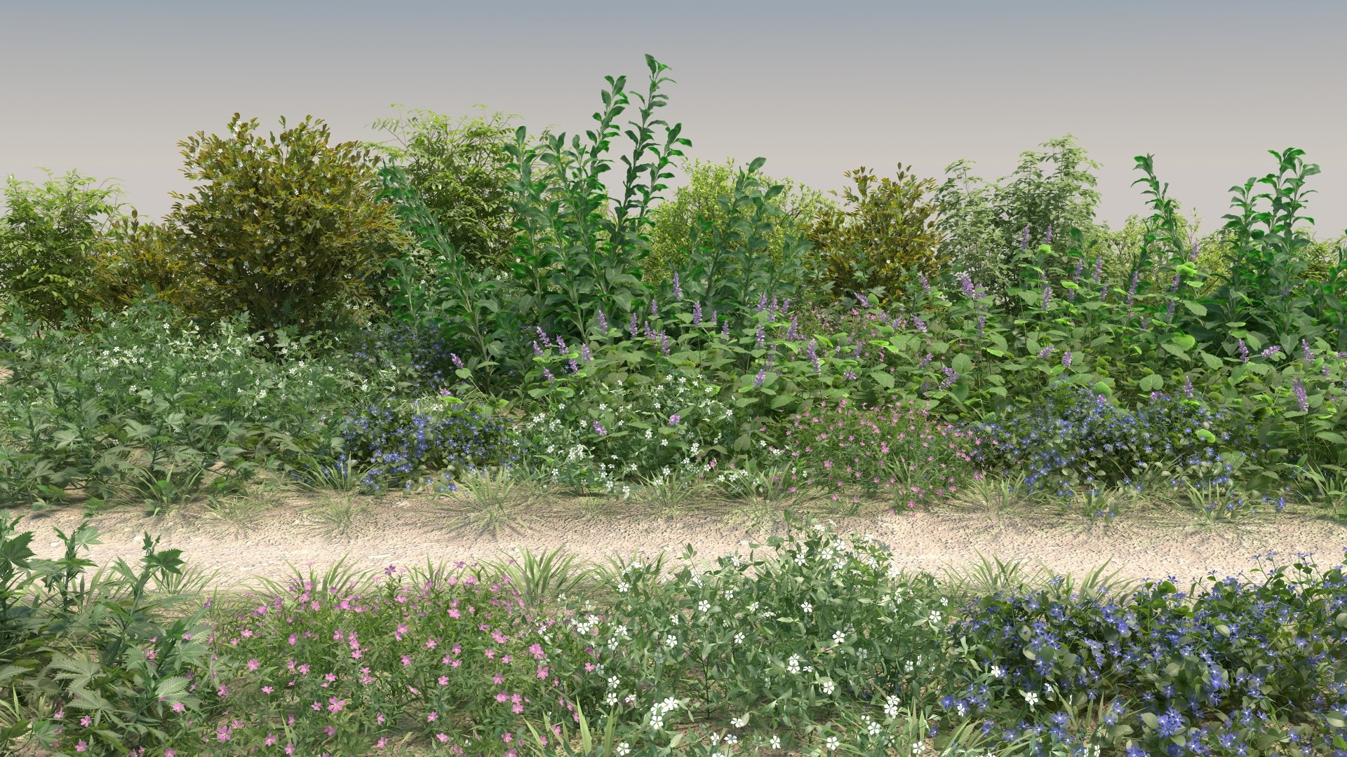 3D 30 wild bushes - TurboSquid 1269994
