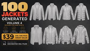 3D 100 Jackets Generated Vol 4