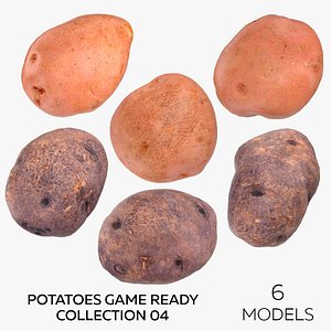 Potatoes Game Ready Collection 04 - 6 models 3D model