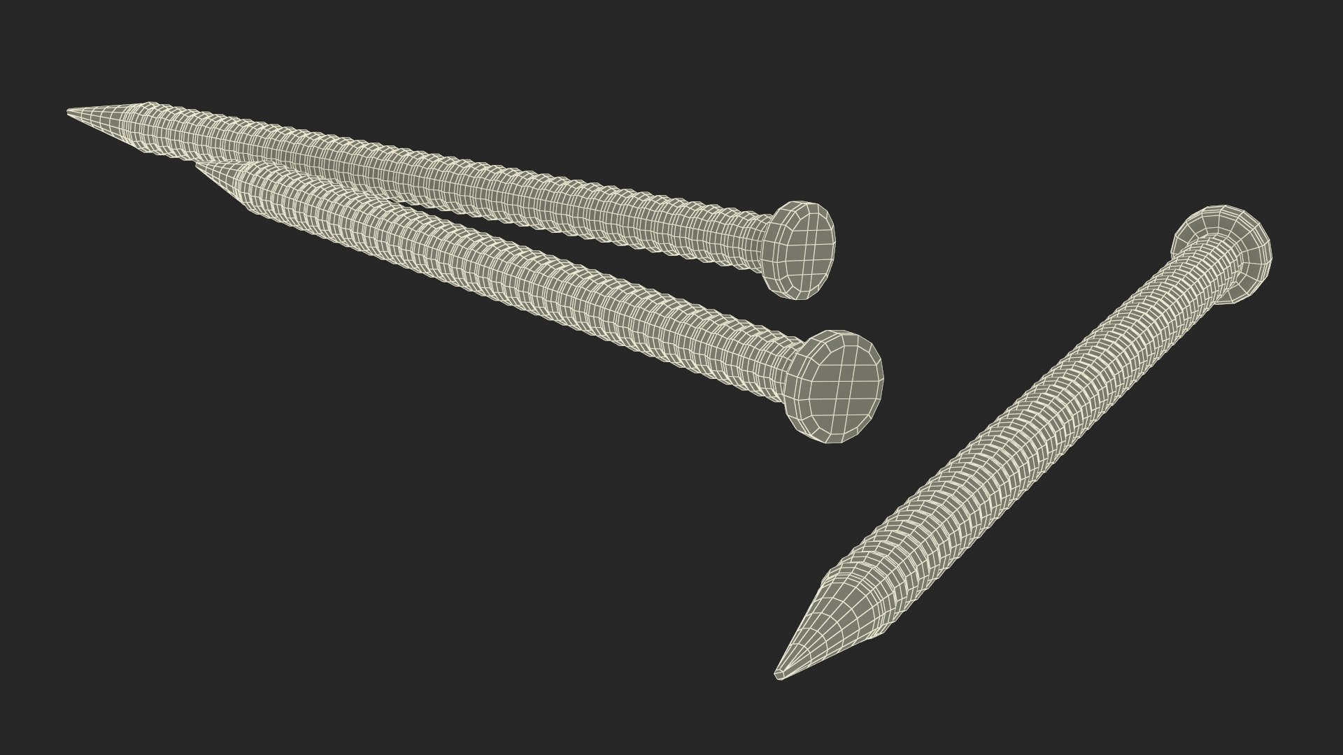Panel Board Nails 3D TurboSquid 2061302