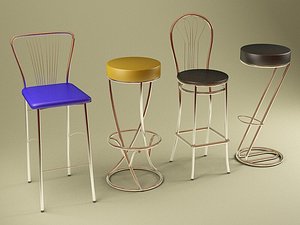 chairs venus neron tulpan 3d max