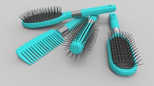 hair brush 3D model
