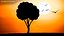 Silueta De Árbol Frutal