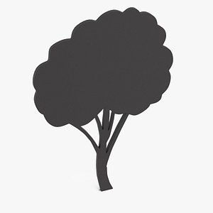 Fruit Tree Silhouette model