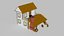 Low-Poly-Forge-PBR-Spiel bereit Kostenloses Low-Poly-3D-Modell