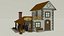 Low-Poly-Forge-PBR-Spiel bereit Kostenloses Low-Poly-3D-Modell