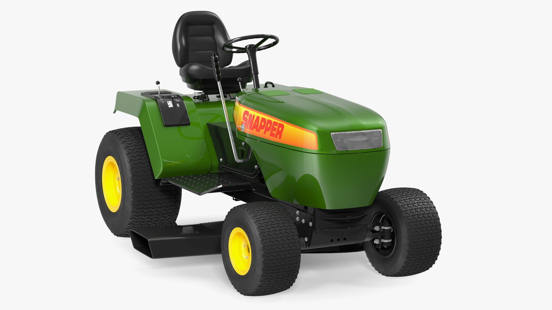 Snapper Lawn Tractor Rigged 3D model preview