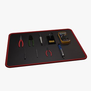 Game Ready Soldering Tools Pack 3D model