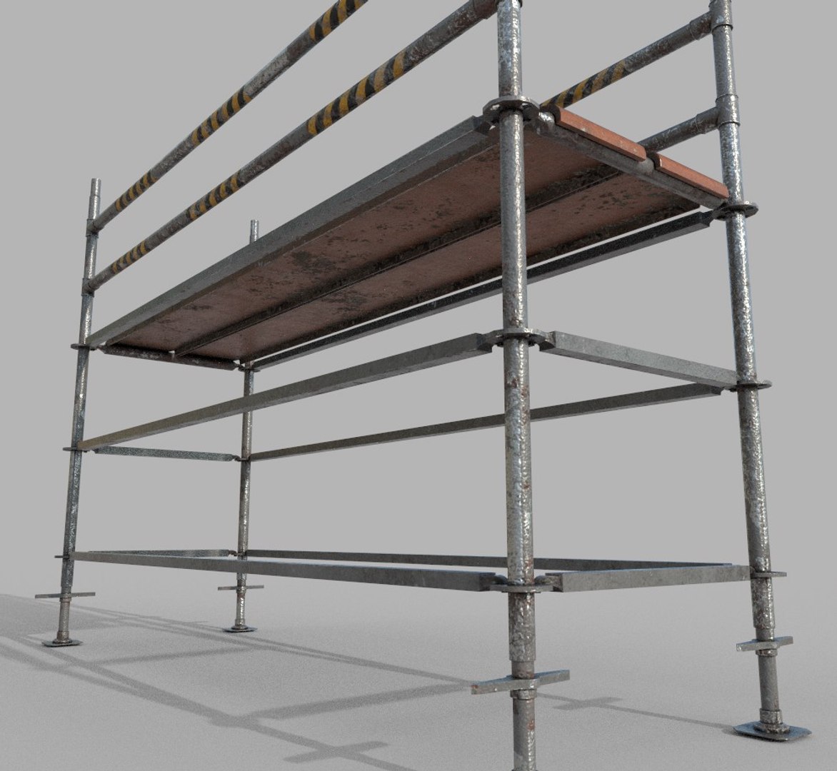 Metal Scaffolding - 2 parts 3D model - TurboSquid 1765115