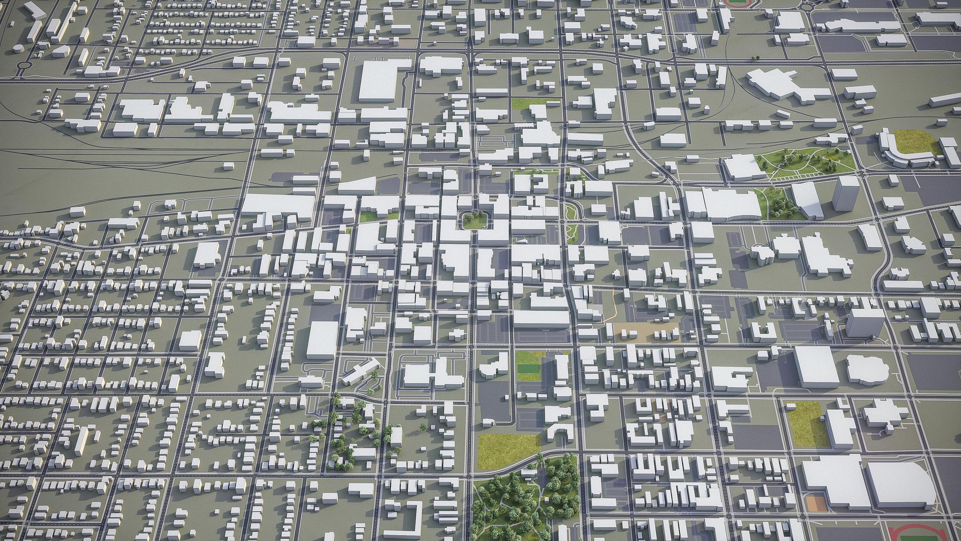 Springfield surrounding - 3D model - TurboSquid 1559753