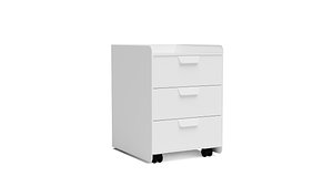 IKEA TROTTEN Drawer 3 Unit 3D model