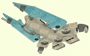 Es-800 Spaceship 3D model