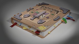 3D adventure time enchiridion model