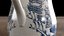 Milk Jug Cream Antique Willow Pattern Ceramic Victorian  Blue  White Tableware Rustic Vintage China