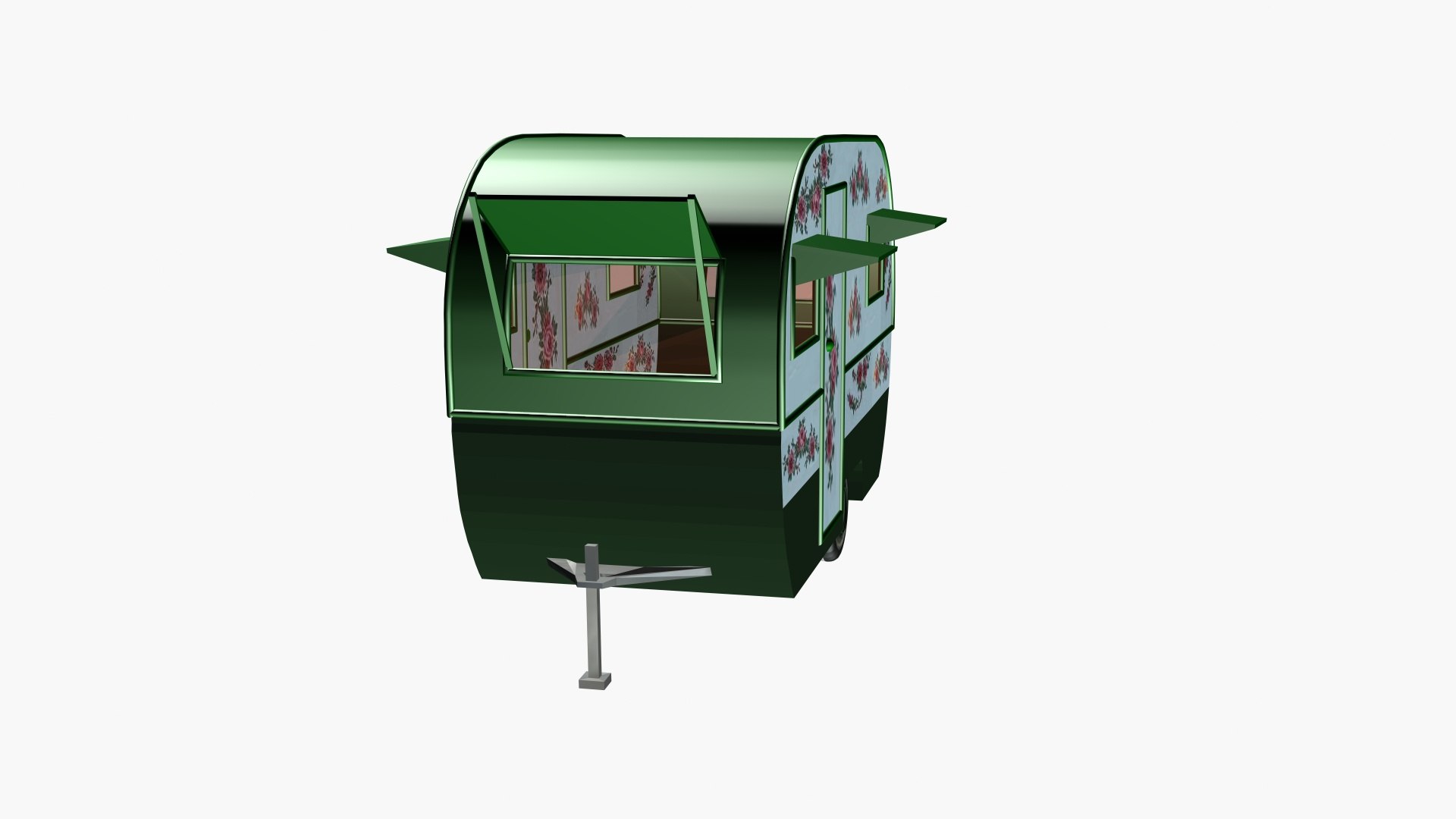 3D Model Vintage Camper - TurboSquid 2371108