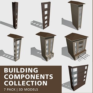 building components 3D model