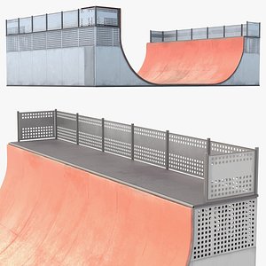 Halfpipe Skatepark Ramp