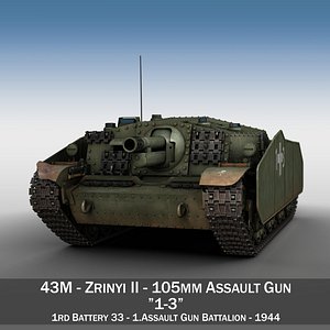43M Zrinyi II - Hungarian Assault Gun - 1rd Battery 13