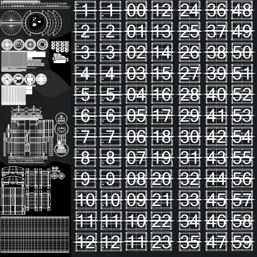 Animated Flip Clock Rigged for Maya 3D https://p.turbosquid.com/ts-thumb/le/Gv7asJ/jc/flipclockanimatedc4dmodel019/jpg/1648187147/1920x1080/fit_q87/3ab71dda16c92e5289351c4753a0a209080417c6/flipclockanimatedc4dmodel019.jpg