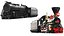 Two Detailed Steam Train Front Cars