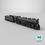 Two Detailed Steam Train Front Cars