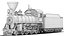 Two Detailed Steam Train Front Cars