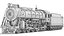 Two Detailed Steam Train Front Cars