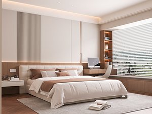 modern bedroom model