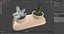 Pot à herbes double Sagaform Beige