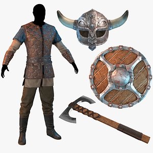 Viking Accessories Collection 3D model