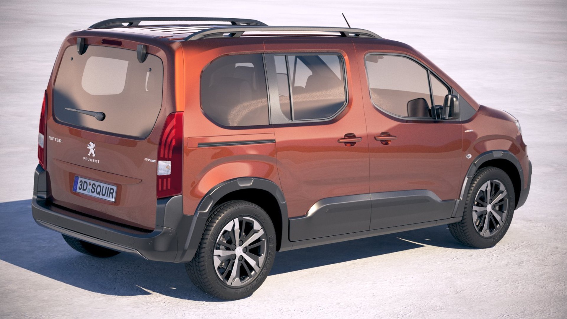 Peugeot rifter 2016 model - TurboSquid 1284036