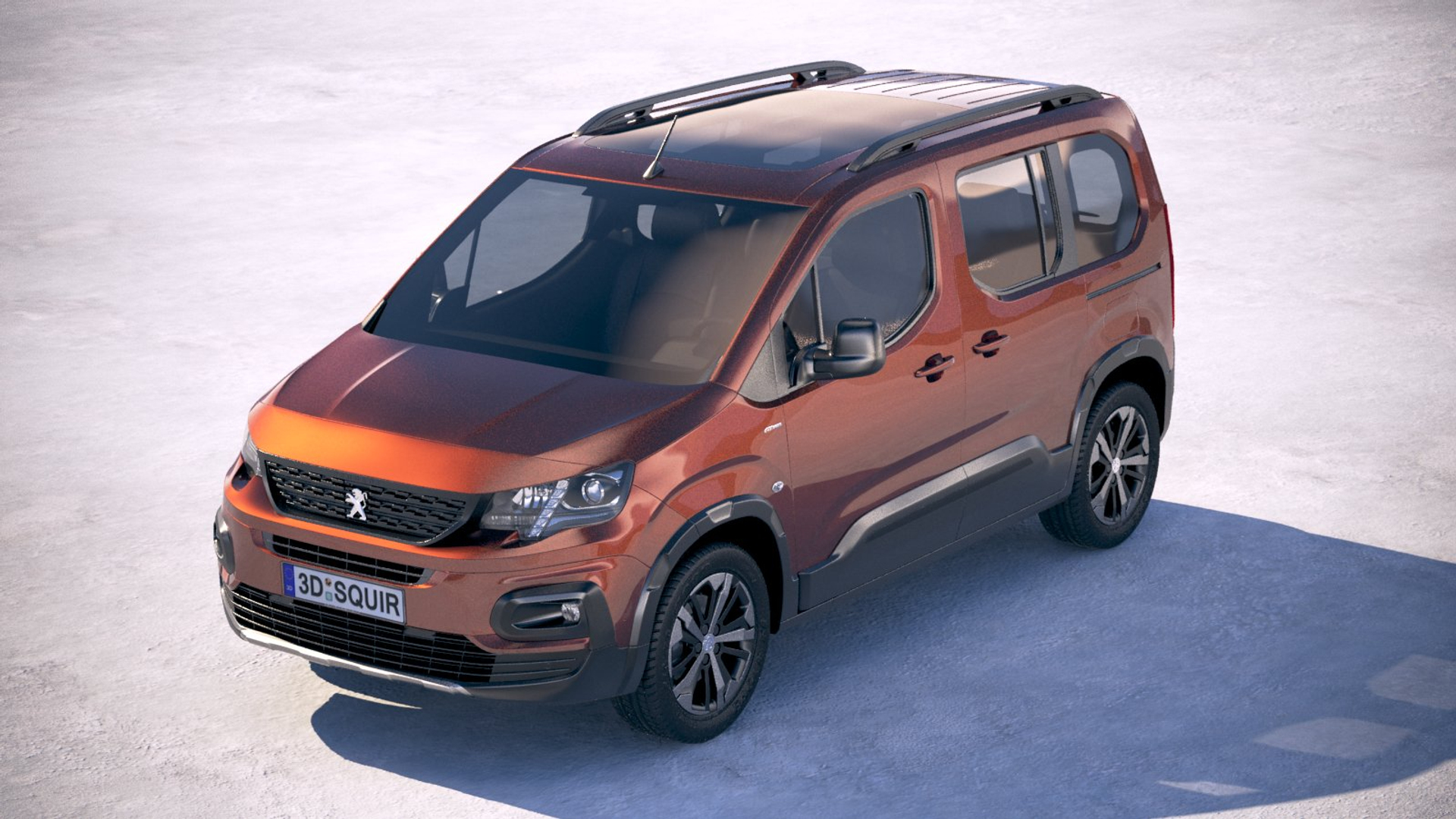 Peugeot rifter 2016 model - TurboSquid 1284036