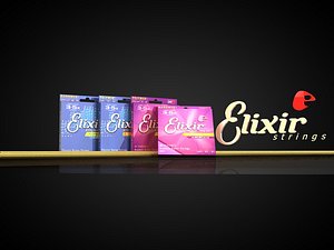 elixer guitar strings 3d 3ds