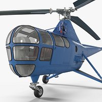 Civilian Multirole Helicopter Blue