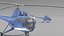 Civilian Multirole Helicopter Blue