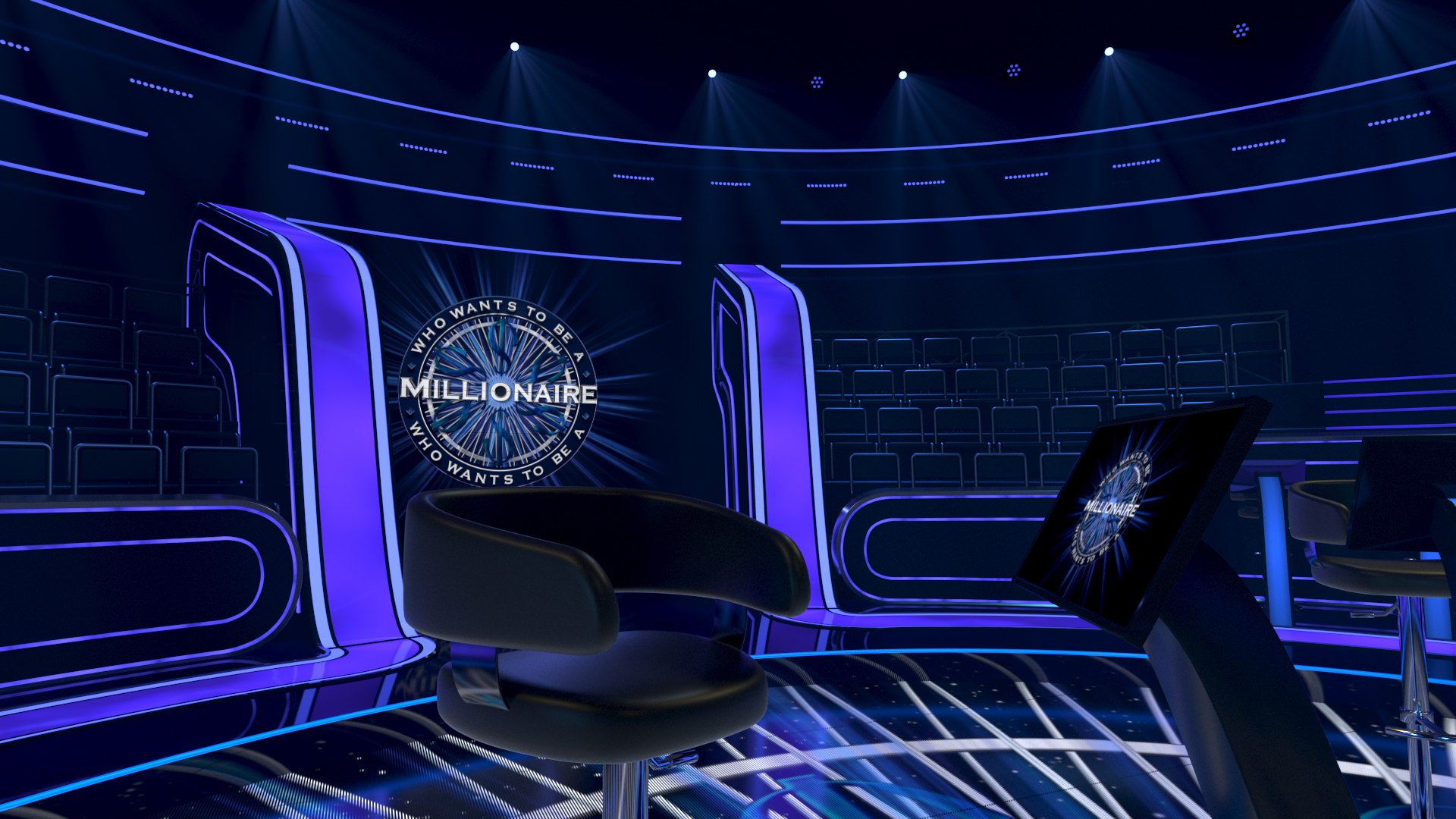 3D Millionaire TV Studio Stage Light US Modern Set 2 https://p.turbosquid.com/ts-thumb/le/f1H2CW/tD/usgoboblue2/jpg/1721064080/1920x1080/fit_q87/f6b81fa07c0723747acbc0ff9b6c71d93f796580/usgoboblue2.jpg