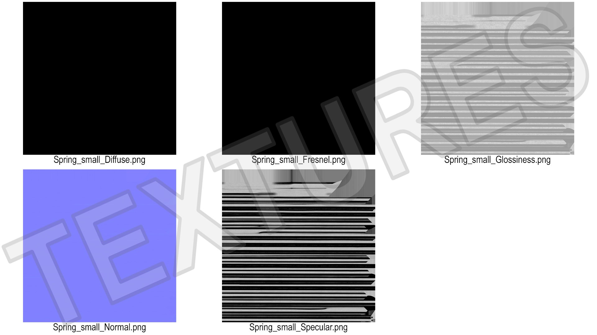 Thin Metal Spring 3D Model - TurboSquid 2223784