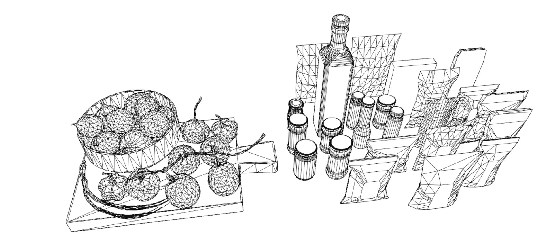 3D 100-packs Of 3D Food Models Model - TurboSquid 2031310