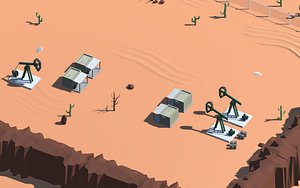 Low Poly Desert Environment for Unity