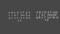 Alphabet 3d