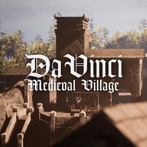 Da Vinci - Medieval Village - Blender and FBX