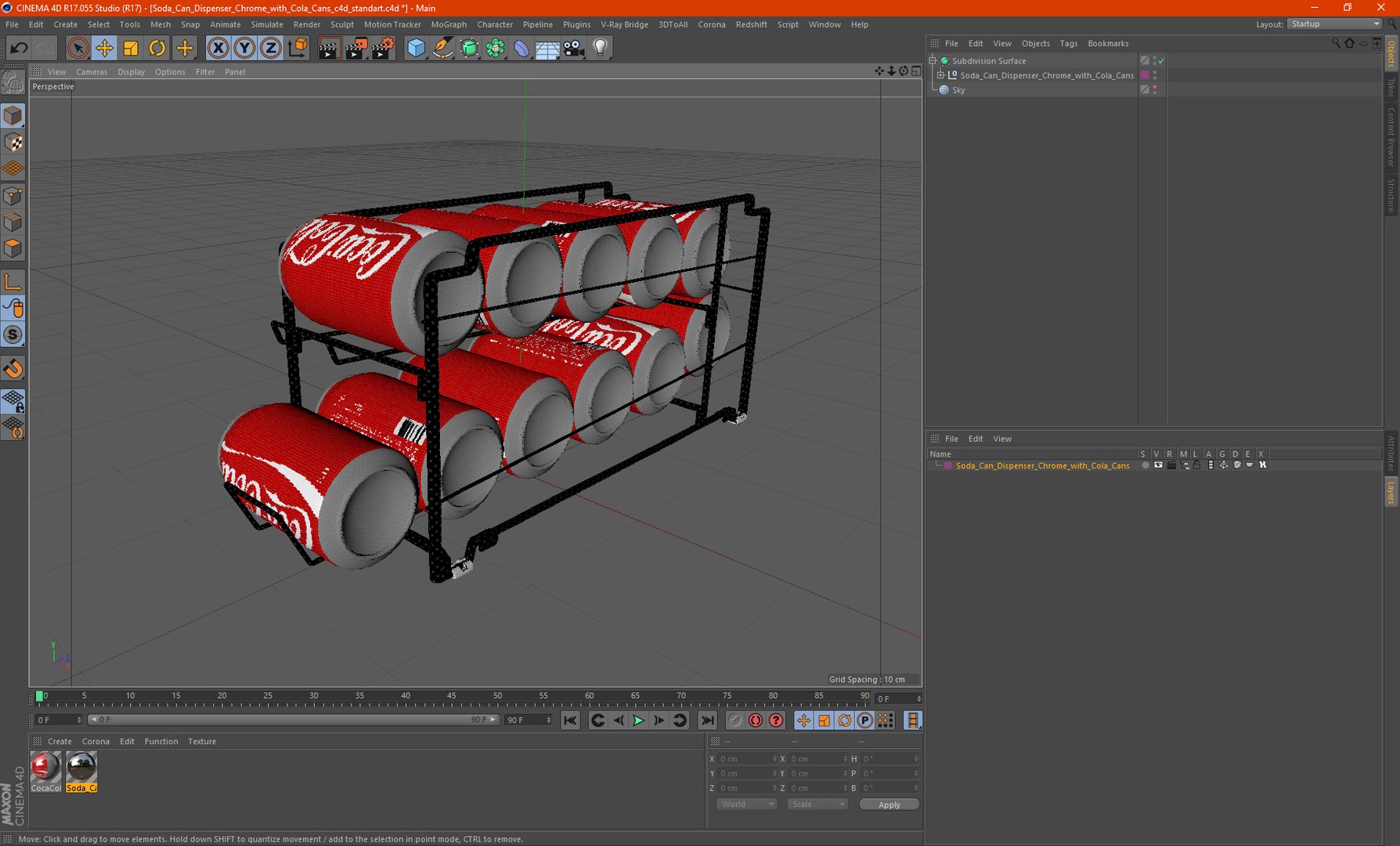 Soda Can Dispenser Chrome with Cola Cans 3D https://p.turbosquid.com/ts-thumb/le/uUE5iL/H9/sodacandispenserchromewithcolacansc4dmodel020/jpg/1674485521/1920x1080/fit_q87/669433ba414a52c461f2616460485f46ebe76298/sodacandispenserchromewithcolacansc4dmodel020.jpg