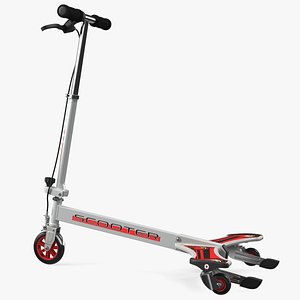 PowerWing Scooter Gray Red