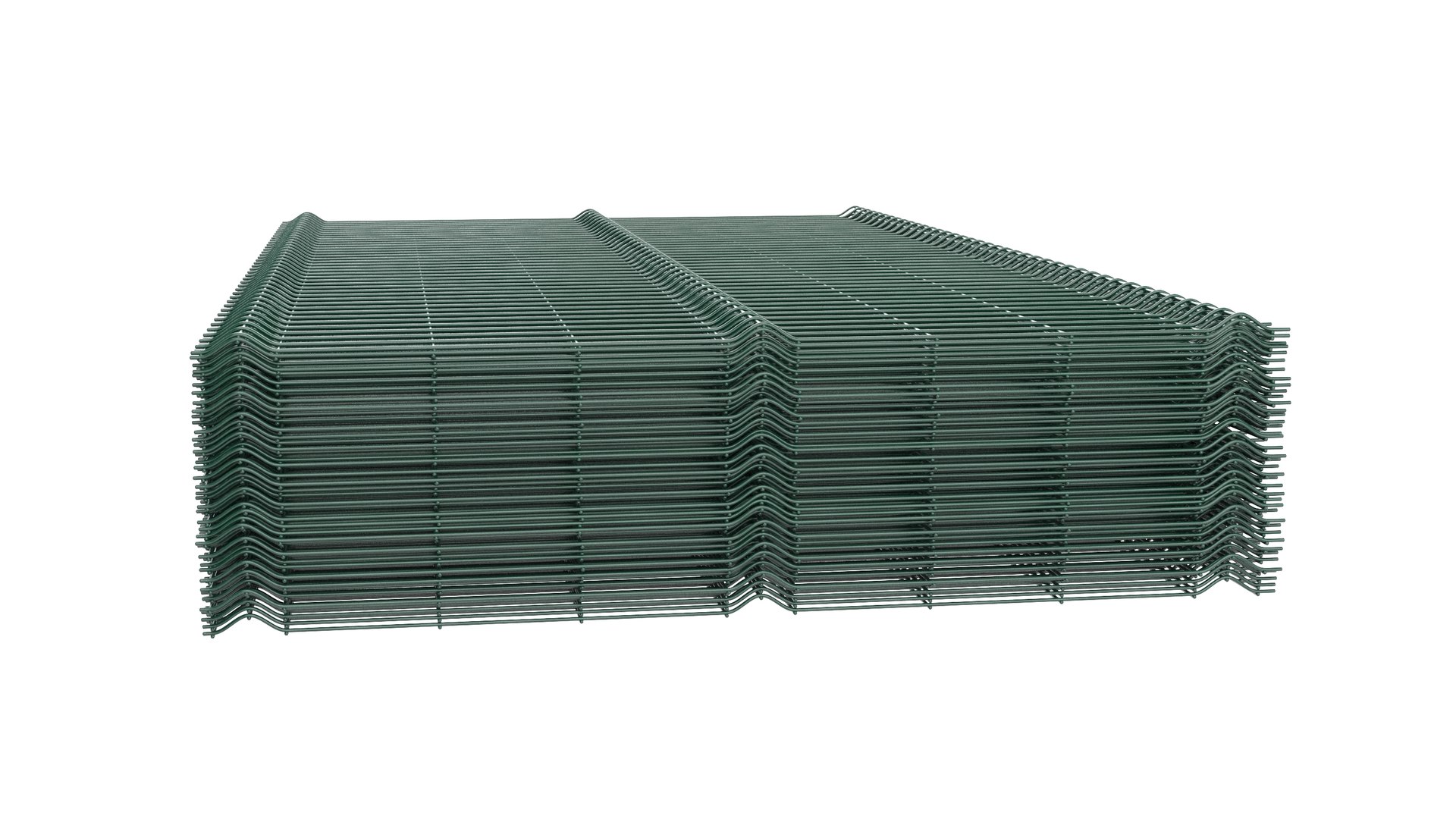 3D Model Stacked Fence Mesh - TurboSquid 2318862