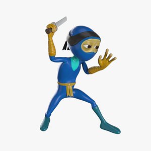 3D model Ninja Stylized Game 3D - TurboSquid 2124851