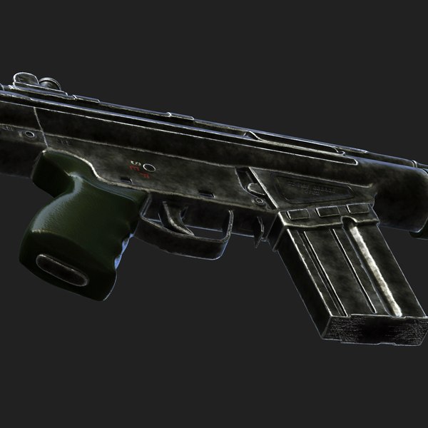 hk g3a3 rifle 3d model