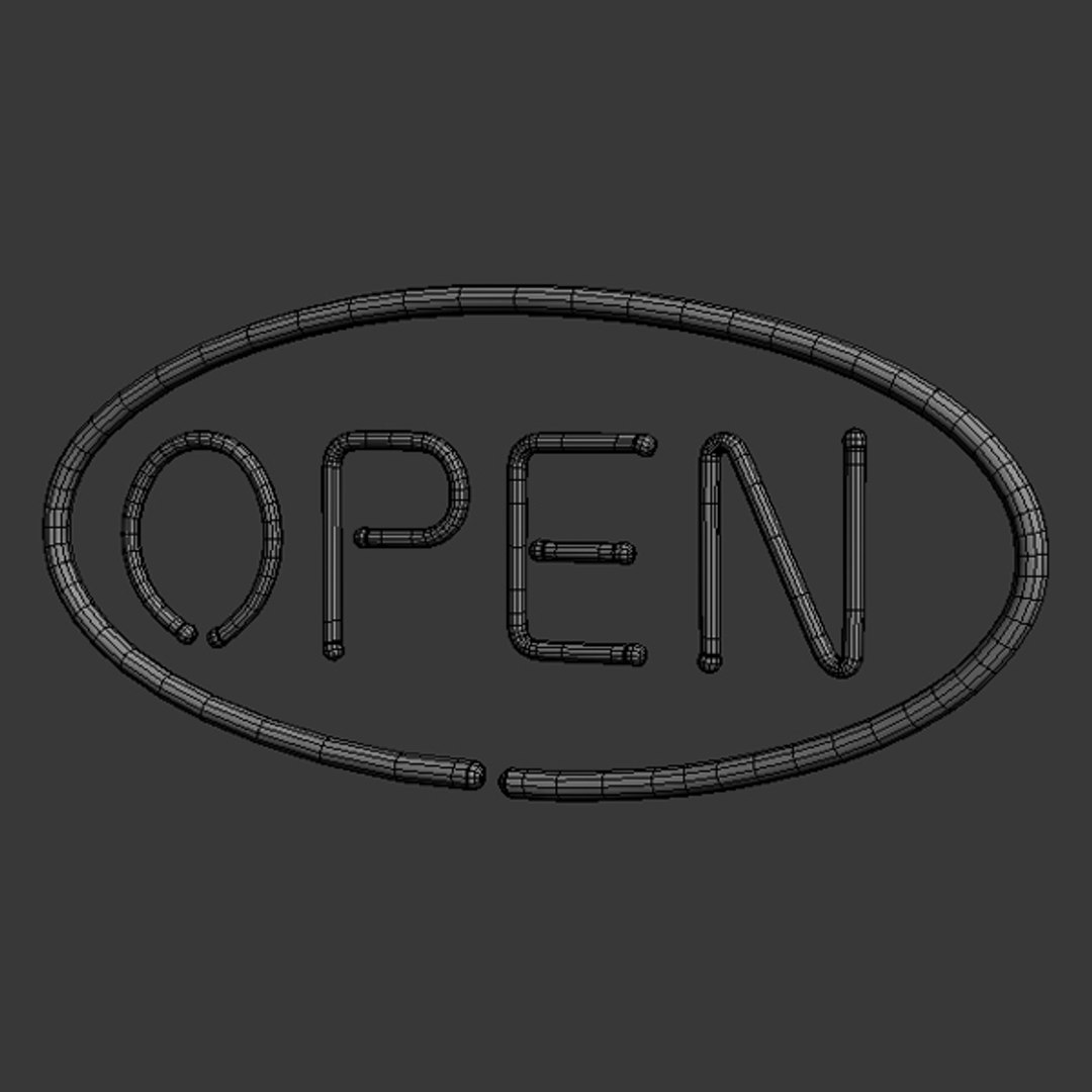 Neon Sign 3d Max