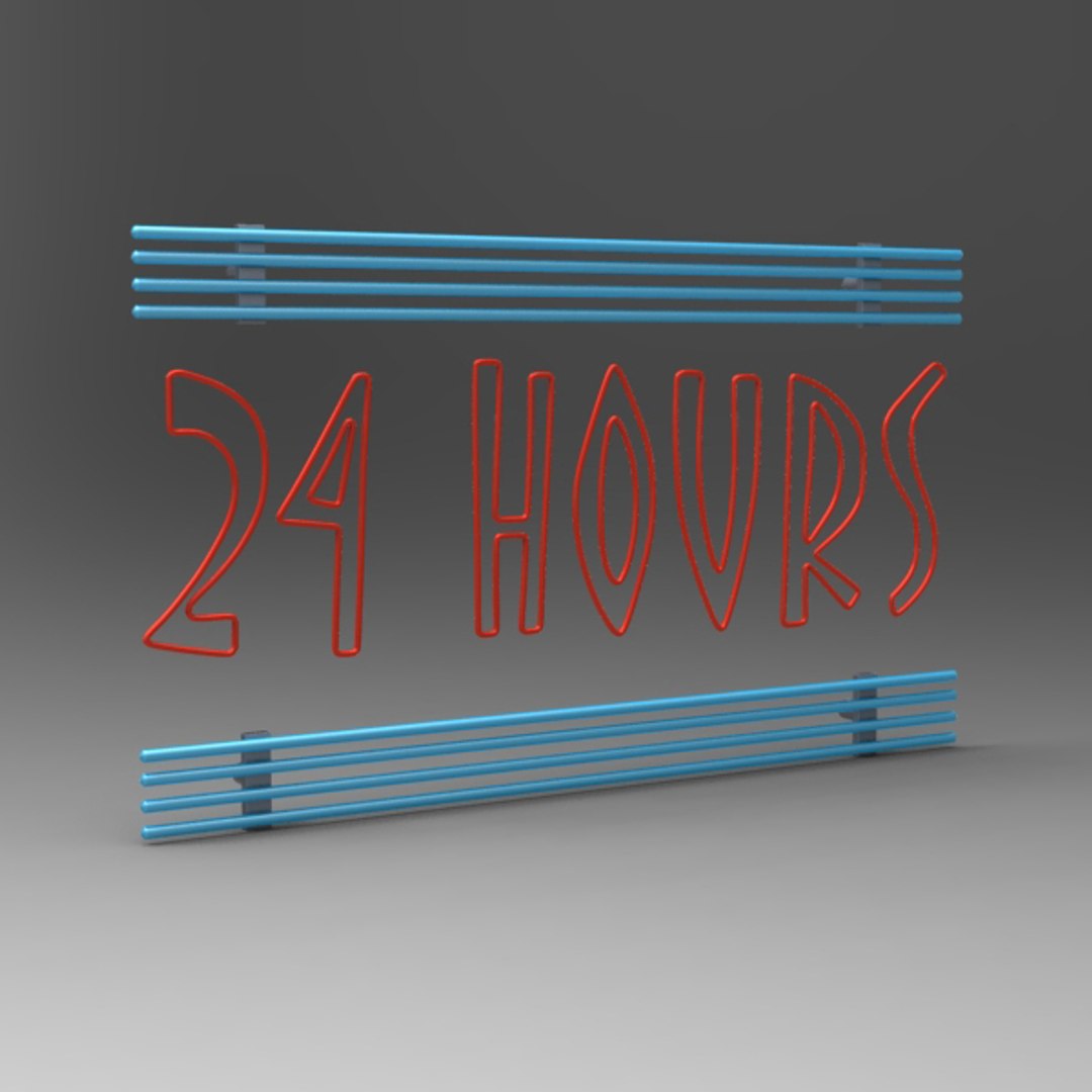 Neon Sign 3d Max