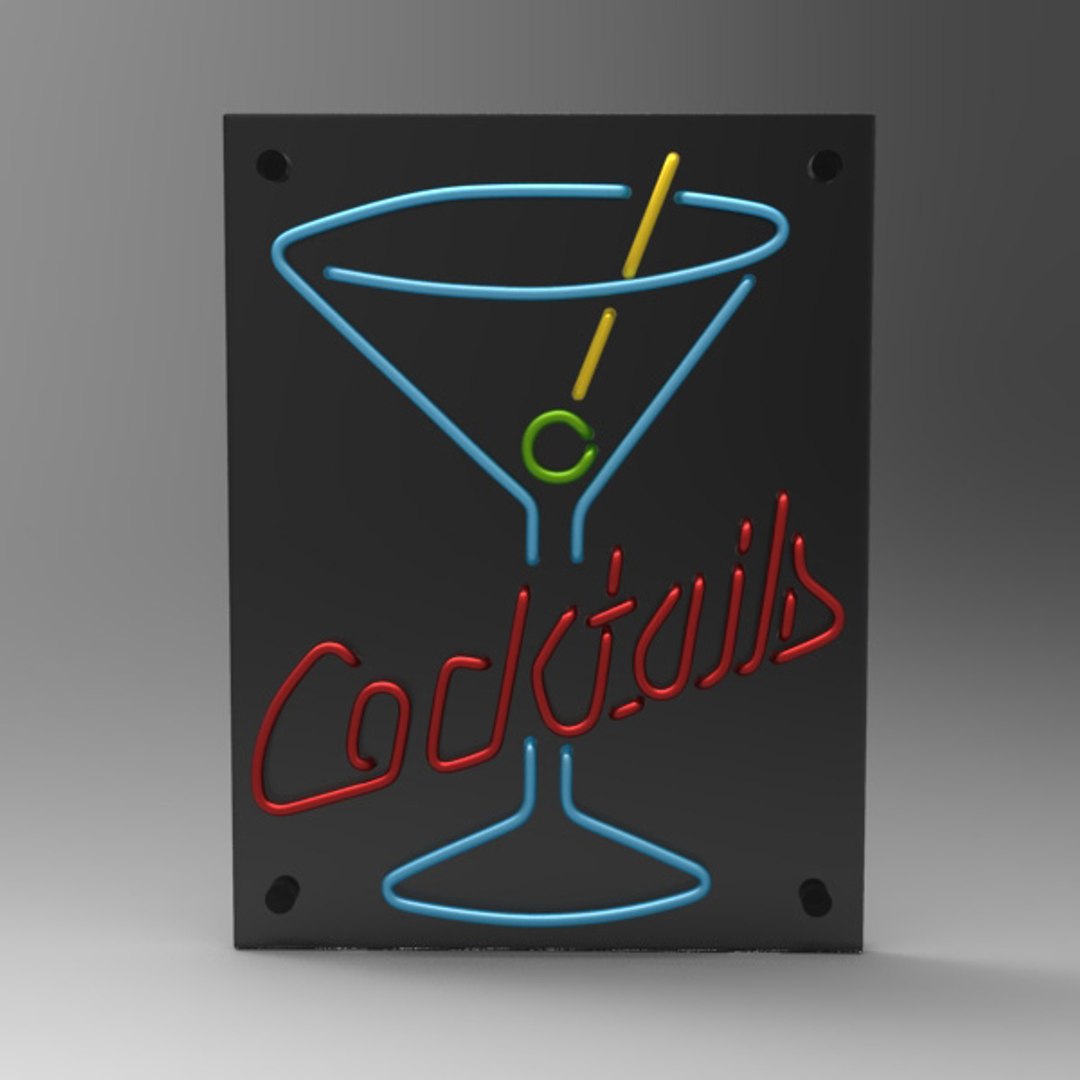 Neon Sign 3d Max