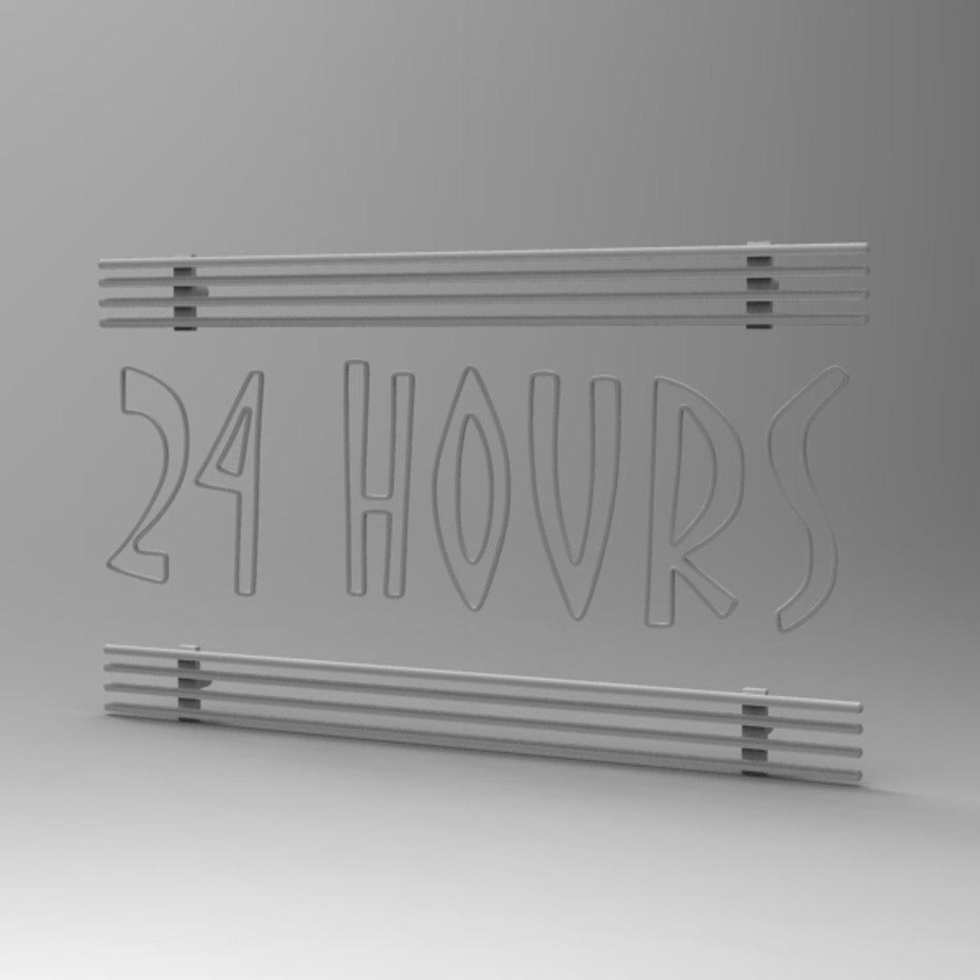 Neon Sign 3d Max